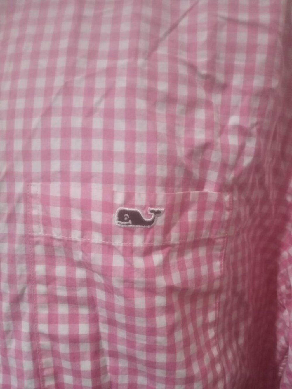Vineyard Vines Classic Fit Tucker Shirt Pink White Check Cotton  Sz XL Button - Picture 2 of 12